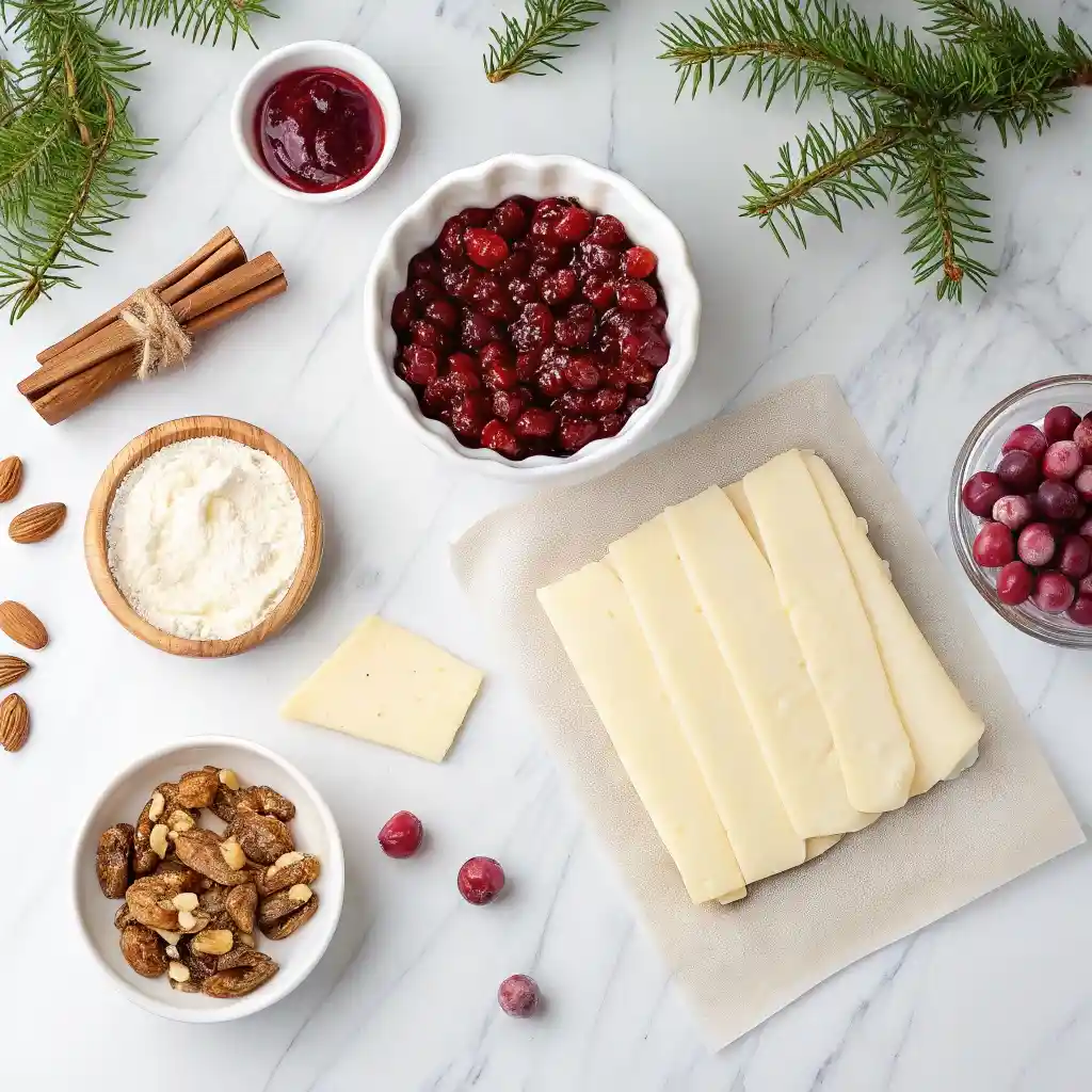 Cranberry Brie Bites Ingredients