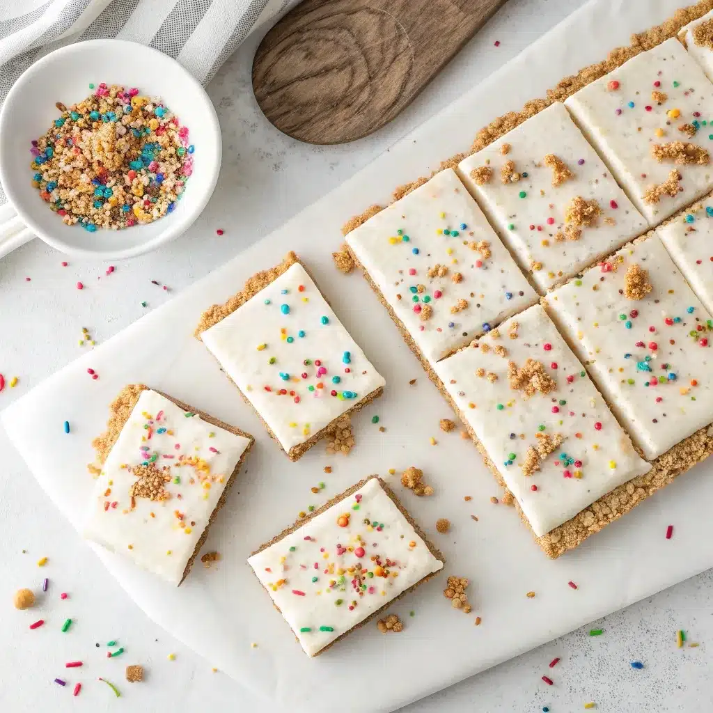Dairy-free white-style Halloween bark with dye-free sprinkles