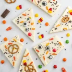 Recipe card image of White Chocolate Halloween Bark