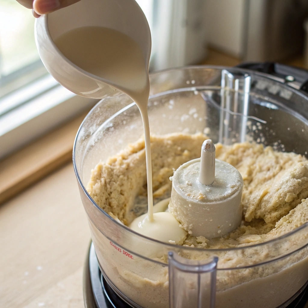 Adjusting moisture in no bake salted caramel pretzel bar dough