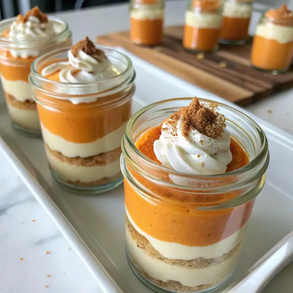 Pumpkin mousse made firmer with vanilla pudding