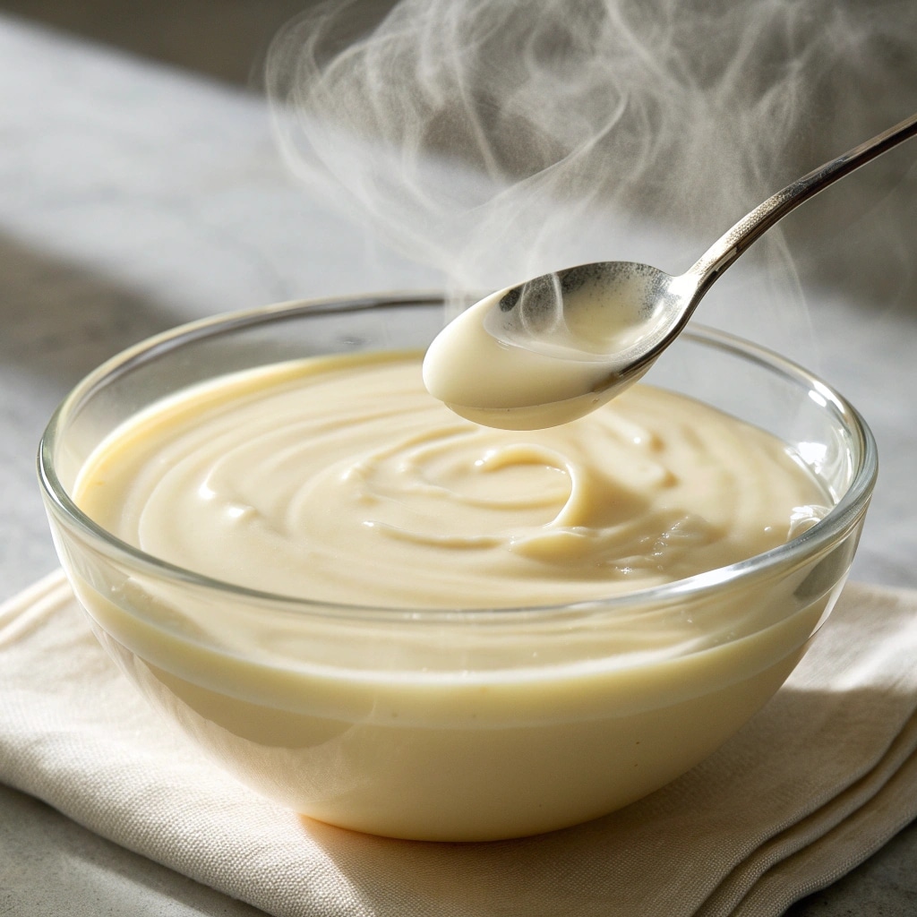 melting white chocolate for white chocolate haystacks in glass bowl