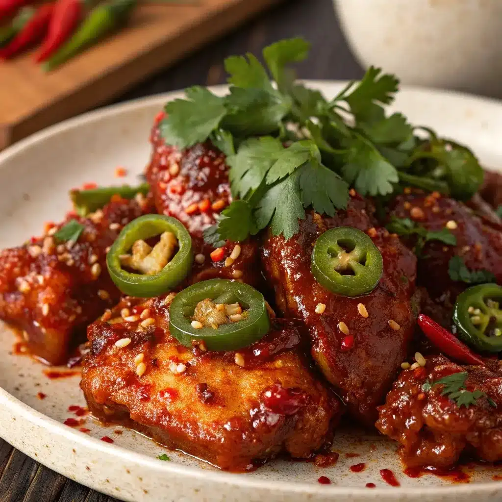 Spicy Hawaiian Crockpot Chicken with Jalapeños