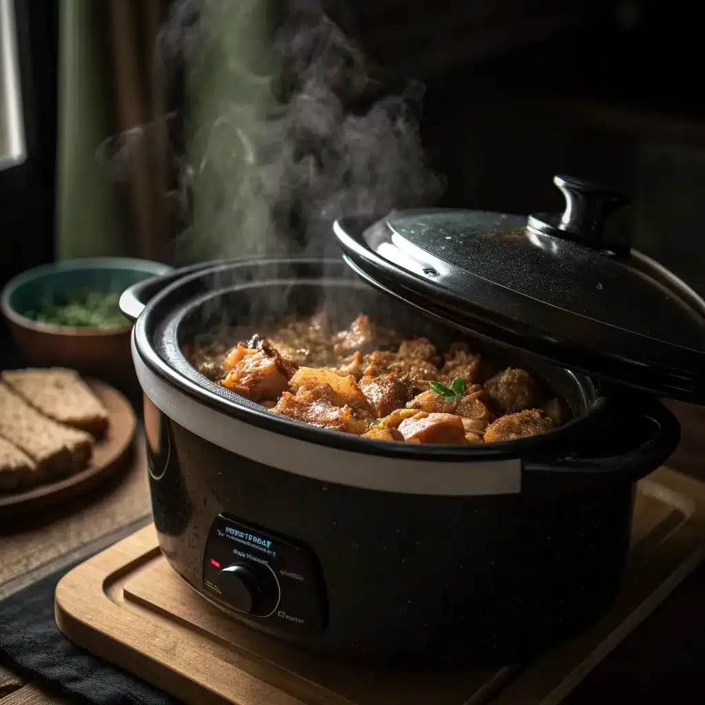 Cooking sweet Hawaiian chicken in slow cooker