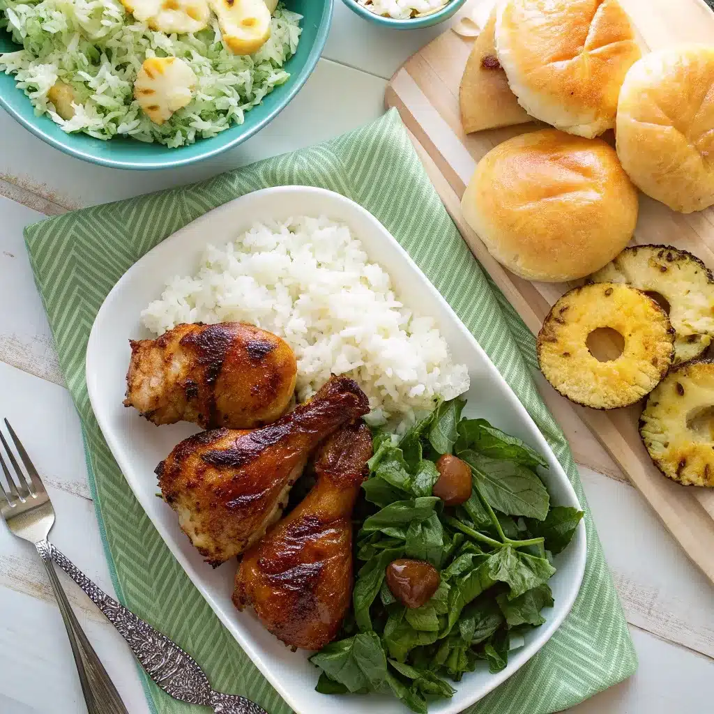 Side dishes for sweet Hawaiian crockpot chicken