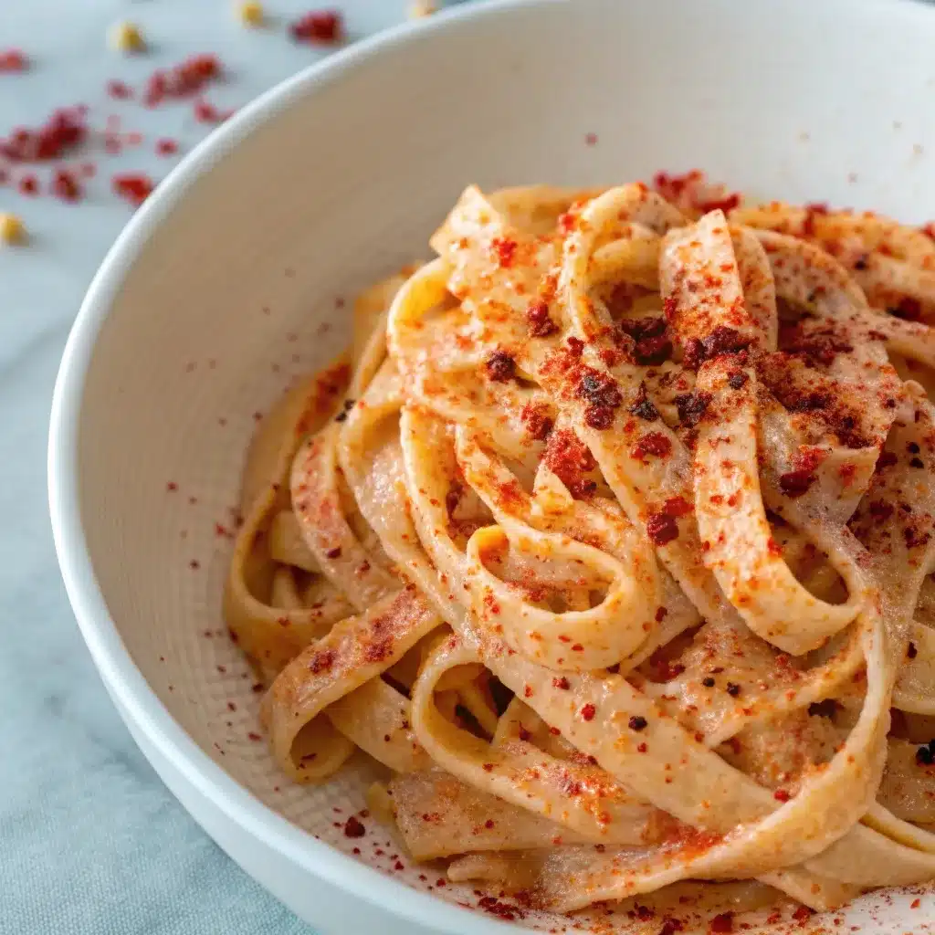 Spicy Cajun style cottage cheese alfredo pasta.
